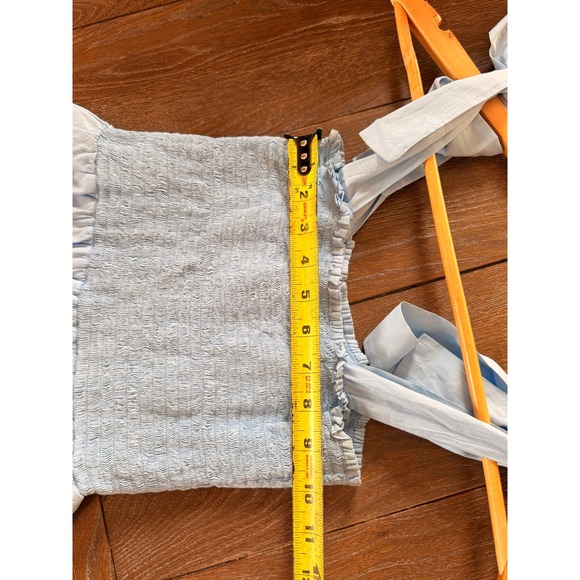 XiRENA Lori Blue Smocked Tiered Sundress Womens Light Blue Size S - Picture 10 of 10